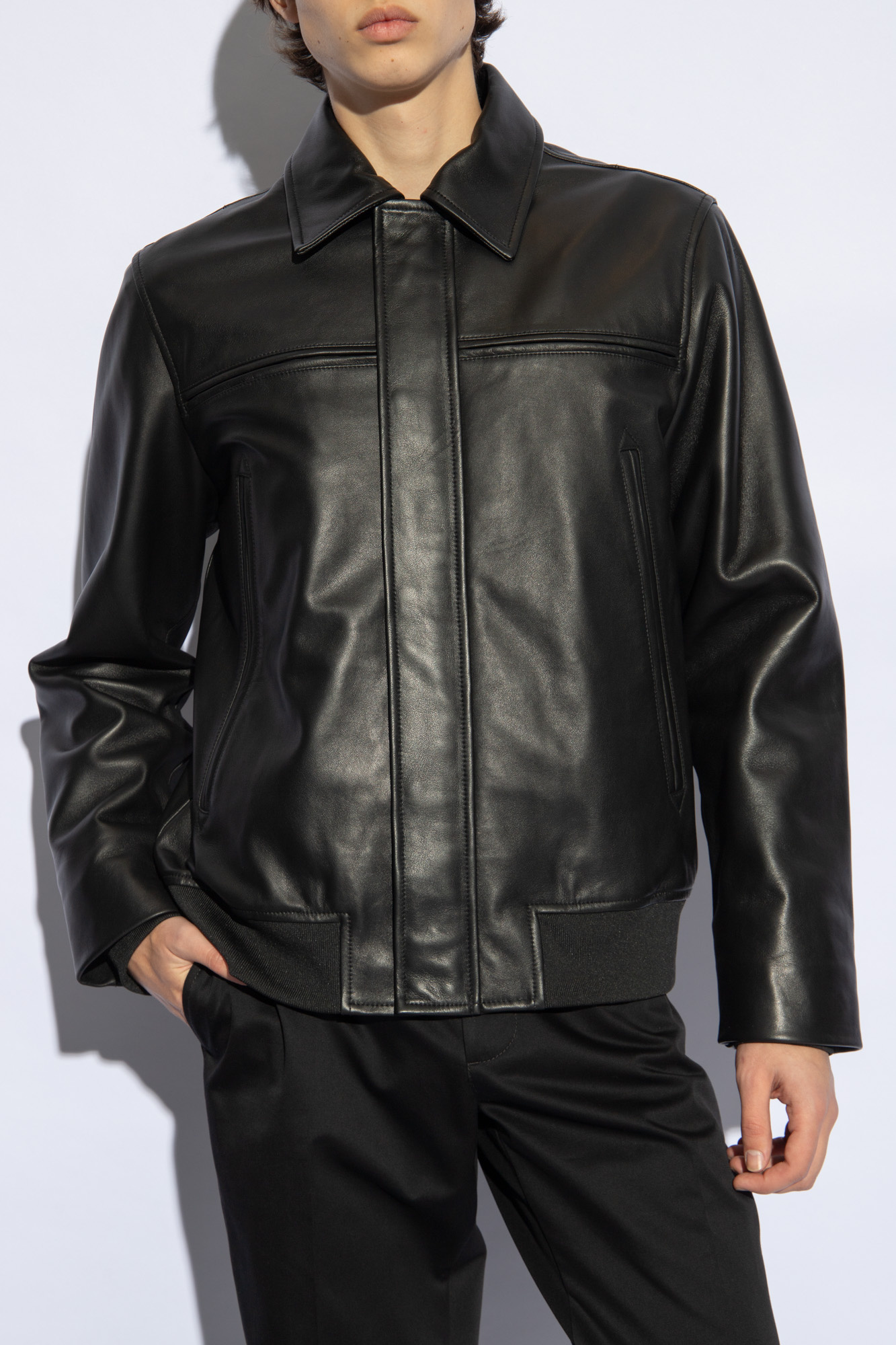 Paul smith hotsell leather jacket